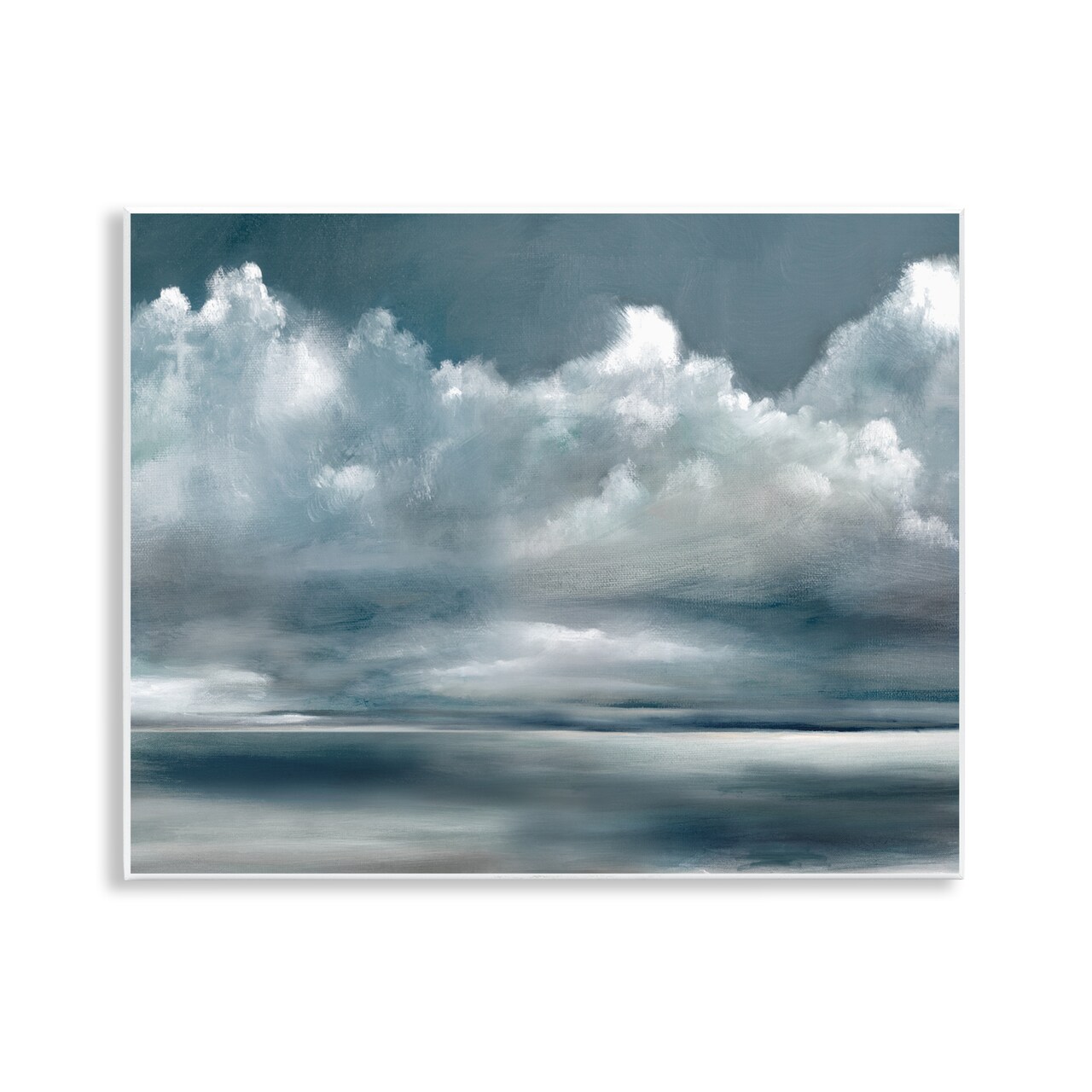 Stupell Industries Full Grey Storm Clouds Wall Plaque By Ruane Manning